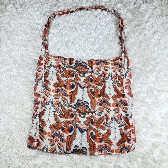 Free People Handbags - Free People Tote Bag Womens Floral Boho Slouch Shoulder Purse Market Lightweight